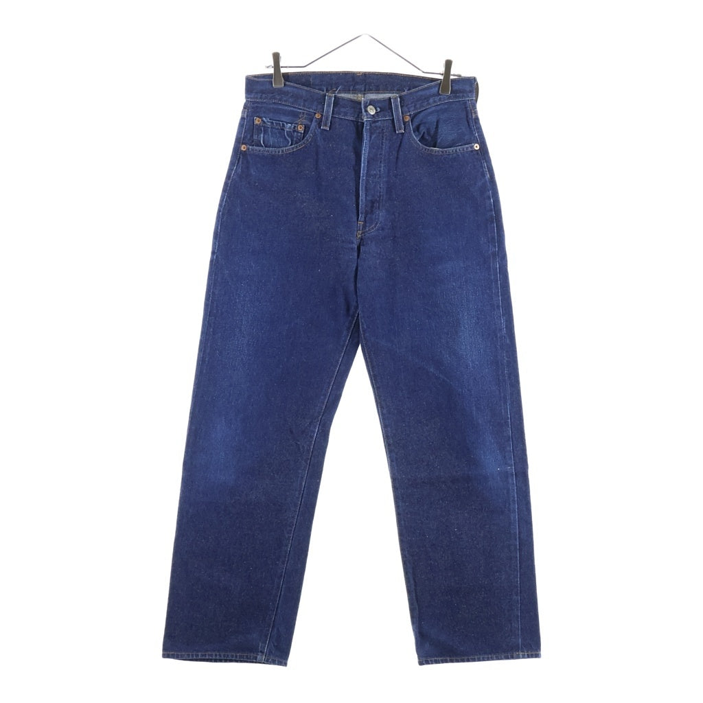 Levi's(リーバイス) 90S VINTAGE ヴィンテージ USA製 110周年記念 BIG E復刻 ボタン裏555 バレンシア工場製 ボタンフライ ストレートデニムパンツ インディゴ 501-0001