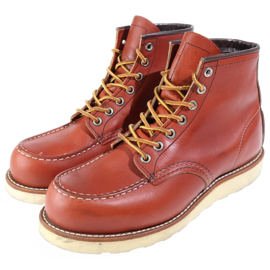 RED WING(レッド ウイング) 6-INCH CLASSIC MOC 6インチ クラシックモック レザーワークブーツ ブラウン 8875
