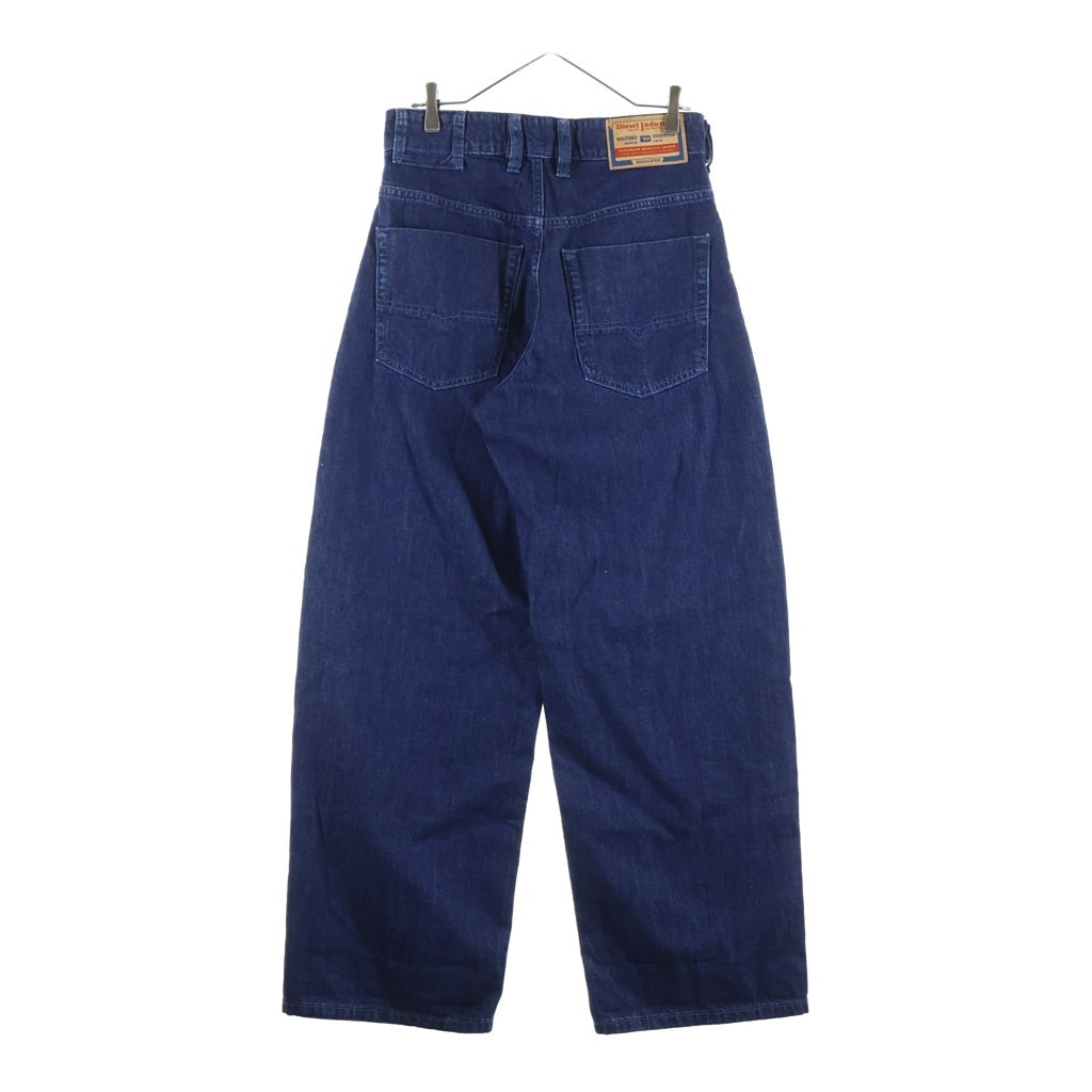 DIESEL(ディーゼル) 1997 D-Enim ロークロッチ ボタンフライ ワイドレッグデニムパンツ インディゴ A18033