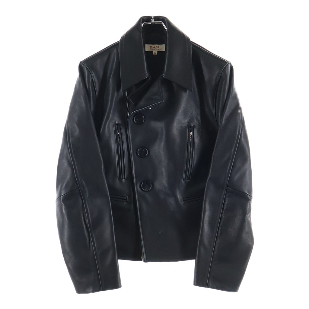 MASU(エムエーエスユー) 25AW CLASSIC MOTORCYCLE LEATHER JACKET クラシックモーターサイクル レザージャケット ブラック M25F9BL002