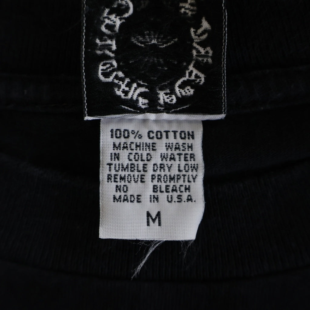 CHROME HEARTS(クロムハーツ) ×氷室京介 L/S TEE アームパンサープリント クルーネック長袖Tシャツ ロングスリーブカットソー ブラック