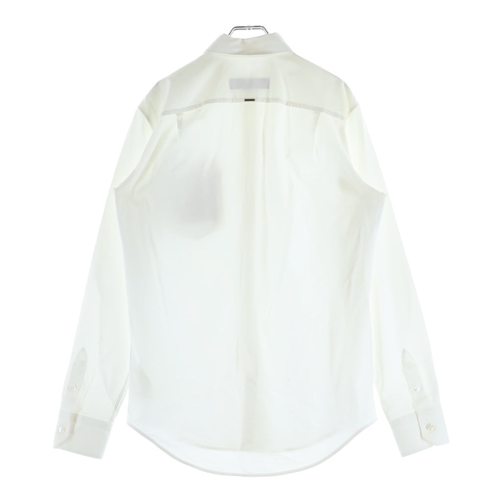 LOUIS VUITTON(ルイヴィトン) 22SS ロゴパッチ付き オックスフォード長袖シャツ ホワイト RM221Q DLX HIS55W