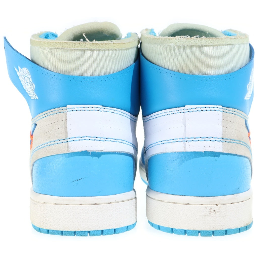 NIKE(ナイキ) ×OFF-WHITE AIR JORDAN 1 POWDER BLUE UNC オフホワイト エアジョーダン1 パウダーブルー ハイカットスニーカー ホワイト/ブルー US11/29cm AQ0818-148