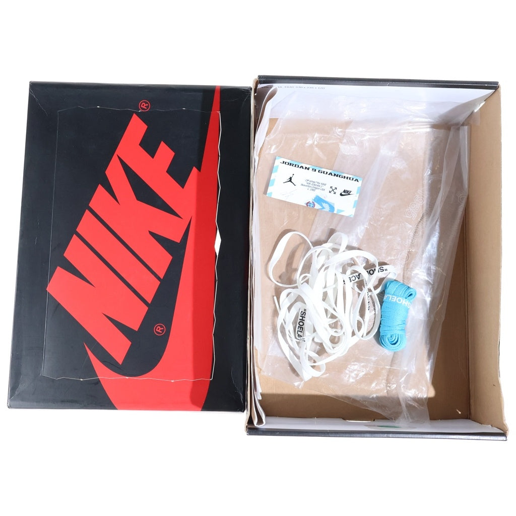 NIKE(ナイキ) ×OFF-WHITE AIR JORDAN 1 POWDER BLUE UNC オフホワイト エアジョーダン1 パウダーブルー ハイカットスニーカー ホワイト/ブルー US11/29cm AQ0818-148