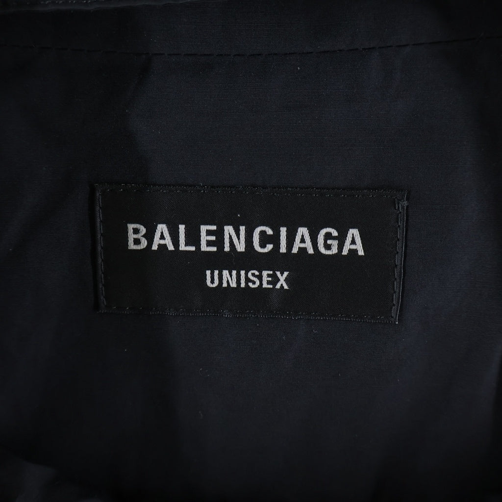 BALENCIAGA(バレンシアガ) 24SS TRACK JACKET オフショルダートラックジャケット ジップアップブルゾン ブラック/レッド 790756 TPQ38
