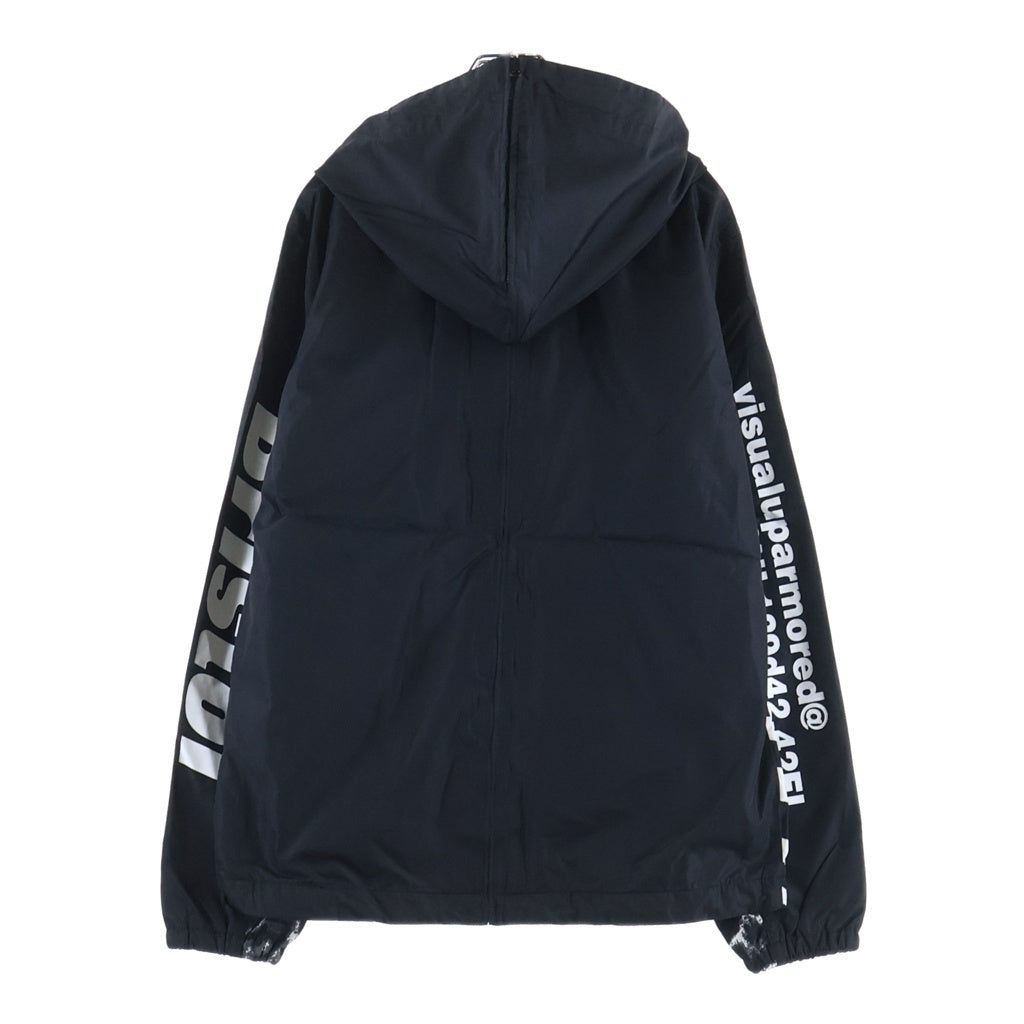 WTAPS(ダブルタップス) ×F.C.REAL BRISTOL SEPARATE PRACTICE JACKET エフシーレアルブリストル アニマル柄 ジップアップ ナイロンジャケット ブラック 172PSXRD-JKM01S FCRB-178118