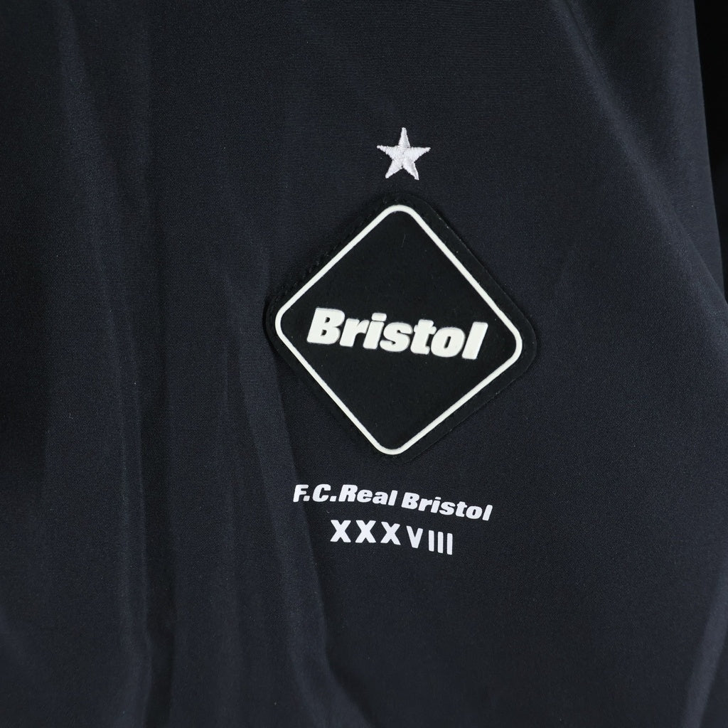 WTAPS(ダブルタップス) ×F.C.REAL BRISTOL SEPARATE PRACTICE JACKET エフシーレアルブリストル アニマル柄 ジップアップ ナイロンジャケット ブラック 172PSXRD-JKM01S FCRB-178118