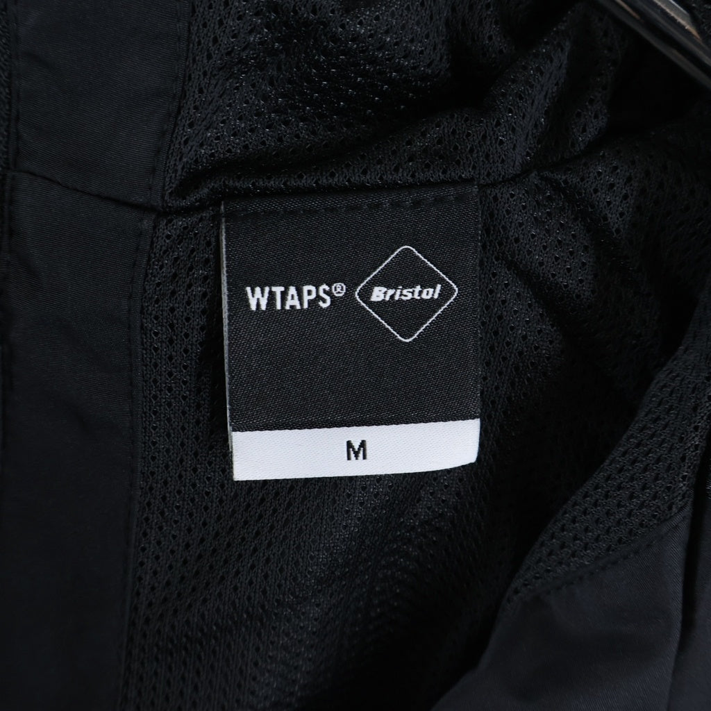 WTAPS(ダブルタップス) ×F.C.REAL BRISTOL SEPARATE PRACTICE JACKET エフシーレアルブリストル アニマル柄 ジップアップ ナイロンジャケット ブラック 172PSXRD-JKM01S FCRB-178118