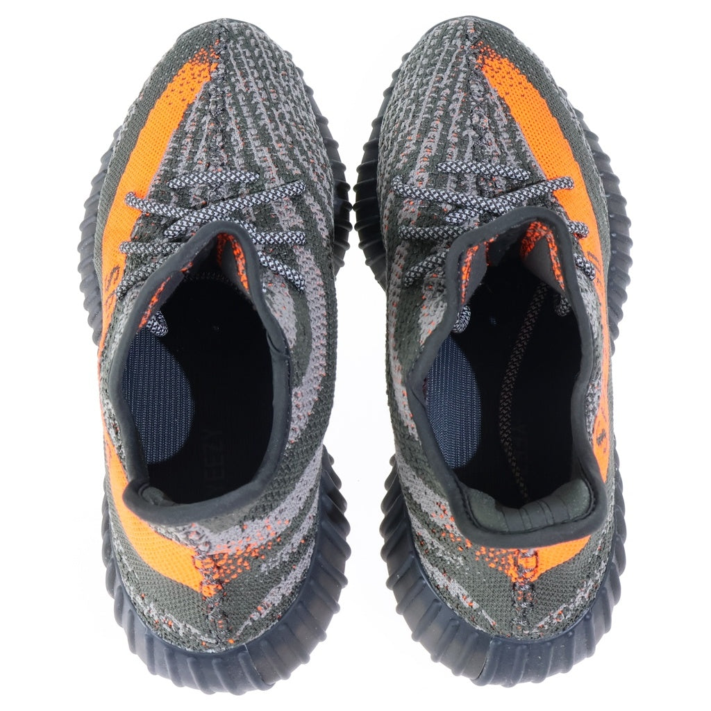 adidas(アディダス) YEEZY BOOST 350V2 イージーブースト ローカットスニーカー グレー/オレンジ US8/26cm HQ7045