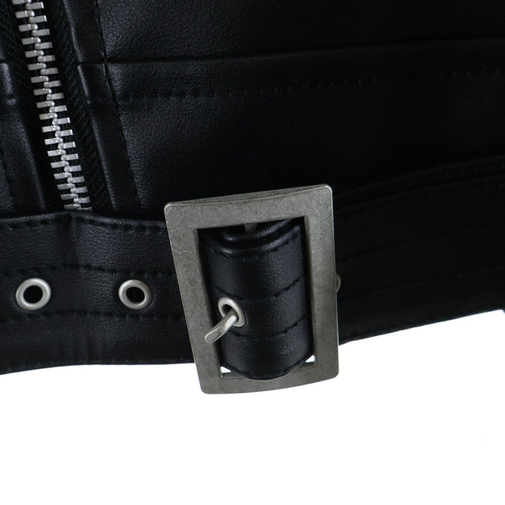 WTAPS(ダブルタップス) 23AW SYNTHETIC VANCE JACKET シンセティック ヴァンス ダブルライダース ジャケット ブラック 232BRDT-JKM07