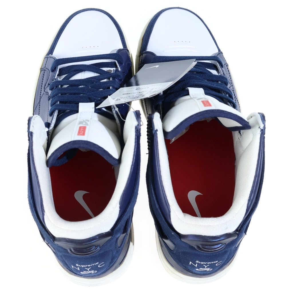 NIKE(ナイキ) 【観賞用 2011年製】 ×SUPREME ZOOM AIR 94 HI シュプリーム ズームエア ハイカットスニーカー ネイビー US9/27cm 428927-400