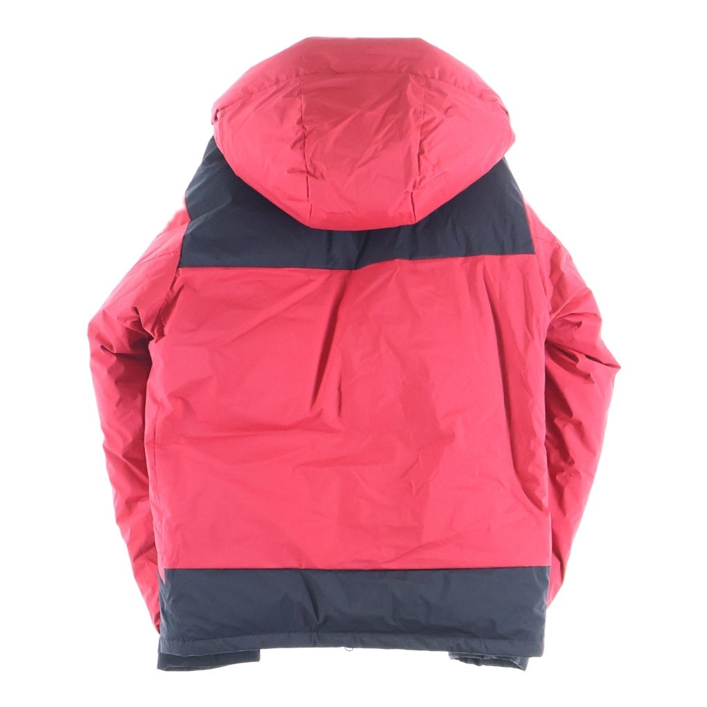 F.C.R.B./F.C.Real Bristol/FCRB(エフシーアールビー/エフシーレアルブリストル) 21AW DOWN BENCH PARKA ベンチ パーカ ロゴワッペン ナイロン フーデッド ダウン ジャケット レッド FCRB-212028