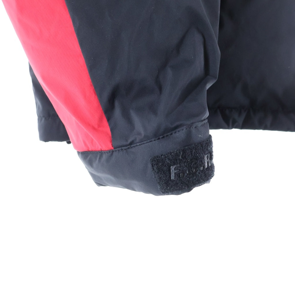 F.C.R.B./F.C.Real Bristol/FCRB(エフシーアールビー/エフシーレアルブリストル) 21AW DOWN BENCH PARKA ベンチ パーカ ロゴワッペン ナイロン フーデッド ダウン ジャケット レッド FCRB-212028