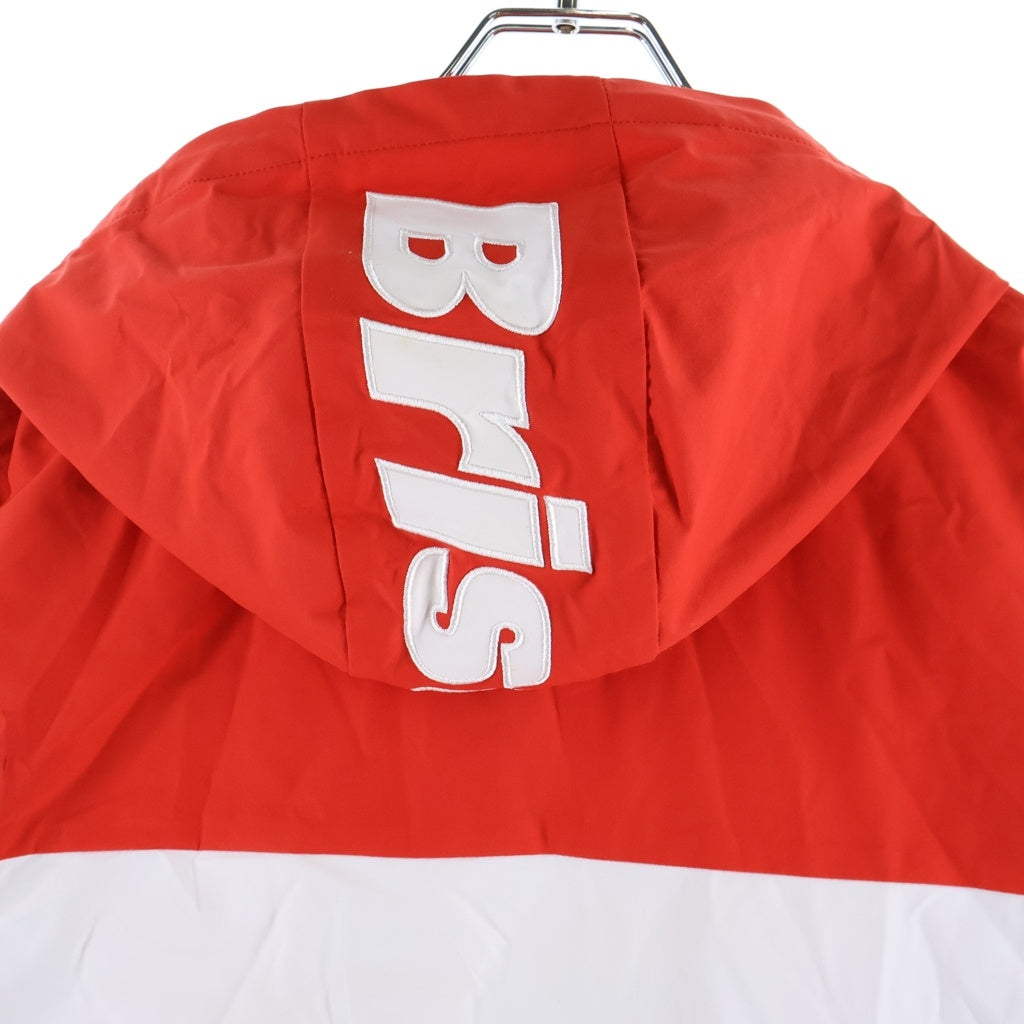 F.C.R.B.(エフシーアールビー) 20SS ×COCA-COLA HALF ZIP ANORAK コカコーラ ロゴエンブロイダリー ワッペン ナイロン ハーフジップ アノラック レッド FCRB-200002