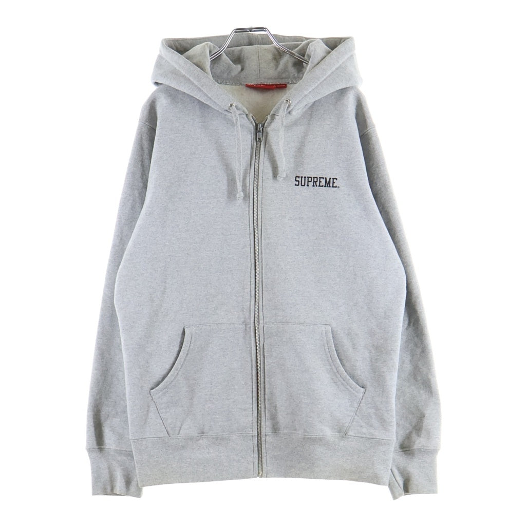SUPREME(シュプリーム) 15AW ×Toshio Maeda Overfiend Zip Up Hooded Sweatshirt 前田俊夫 オーバーフィーンド ジップアップ フーデッド スウェットシャツ グレー
