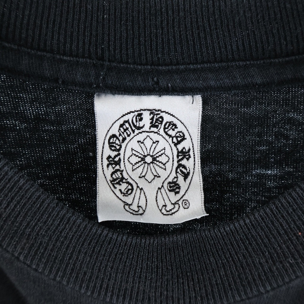 CHROME HEARTS(クロムハーツ) OLD FOTI HANDHORSEMAN TEE オールド ホースマンプリント クルーネック半袖Tシャツカットソー ブラック