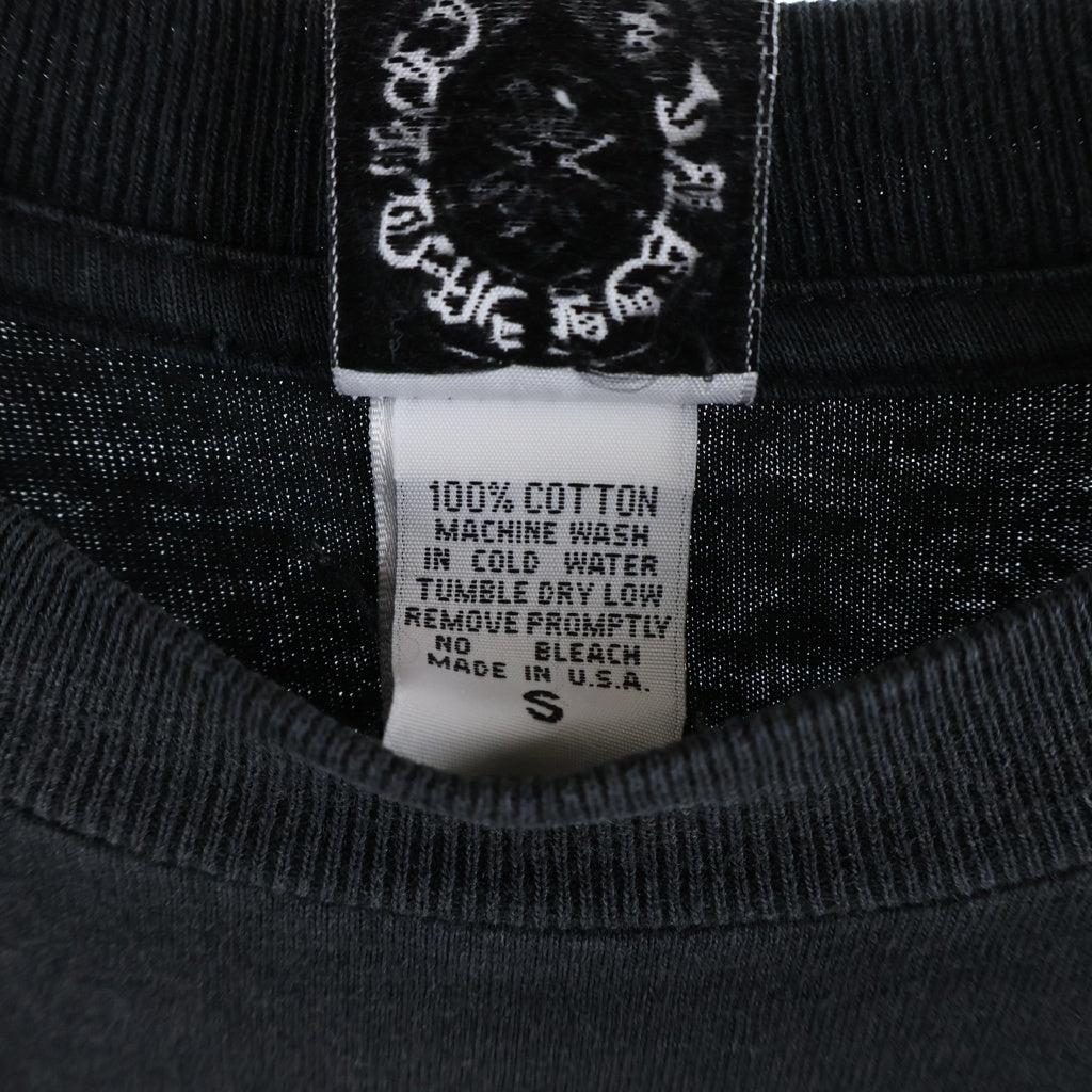 CHROME HEARTS(クロムハーツ) OLD FOTI HANDHORSEMAN TEE オールド ホースマンプリント クルーネック半袖Tシャツカットソー ブラック