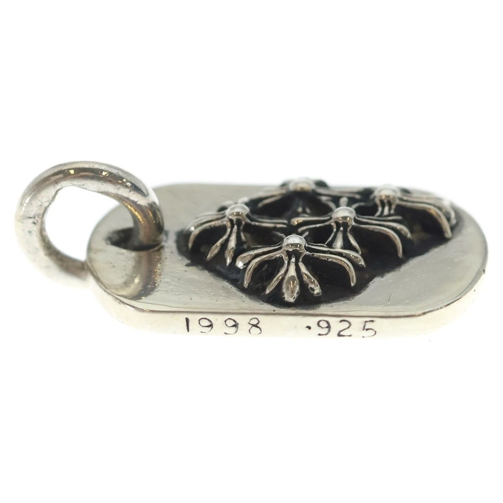 CHROME HEARTS(クロムハーツ) RAISED CEM CRS DOG TAG レイズド セメタリークロス ドッグタグ ペンダントトップ シルバー
