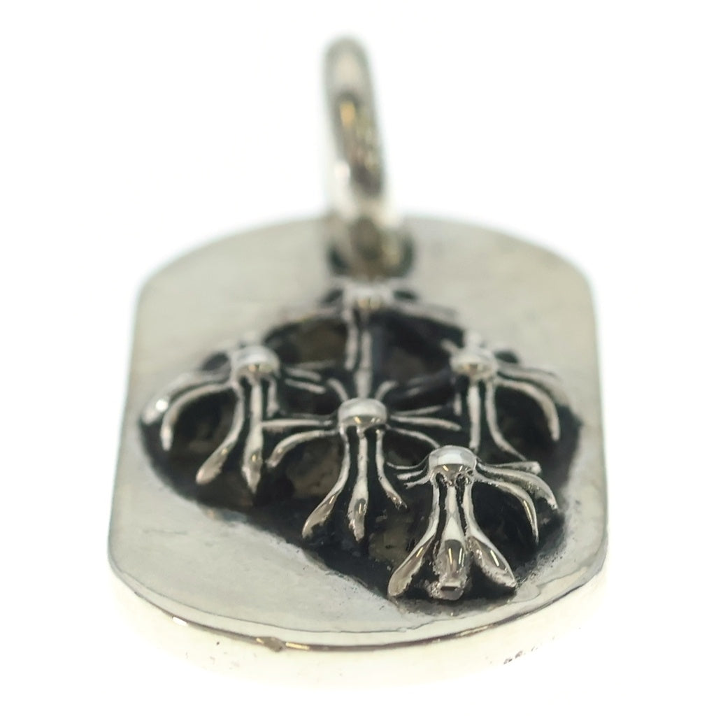 CHROME HEARTS(クロムハーツ) RAISED CEM CRS DOG TAG レイズド セメタリークロス ドッグタグ ペンダントトップ シルバー