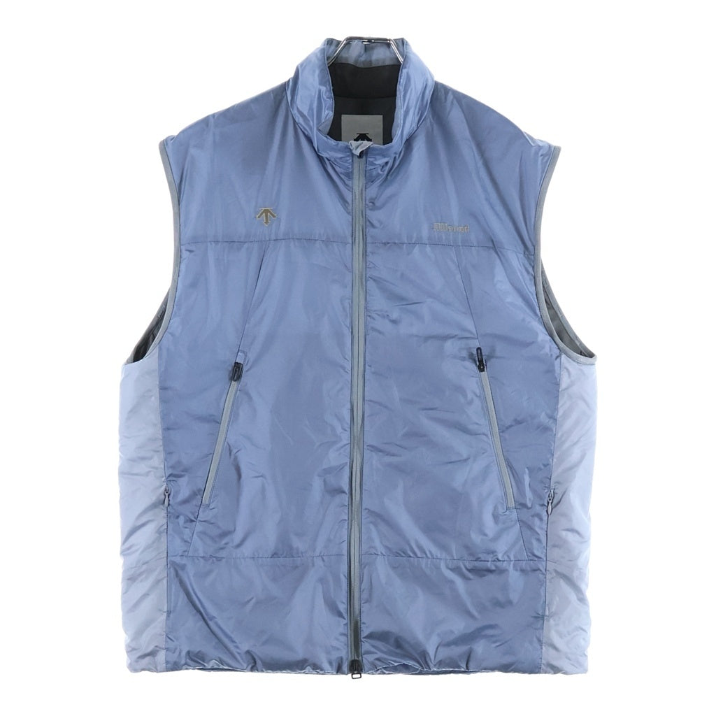 jjjjound(ジョウンド) ×DESCENTE ALLTERRAIN VEST デサント オルテライン ジップアップ ナイロンベスト ブルー DXG3031JJ