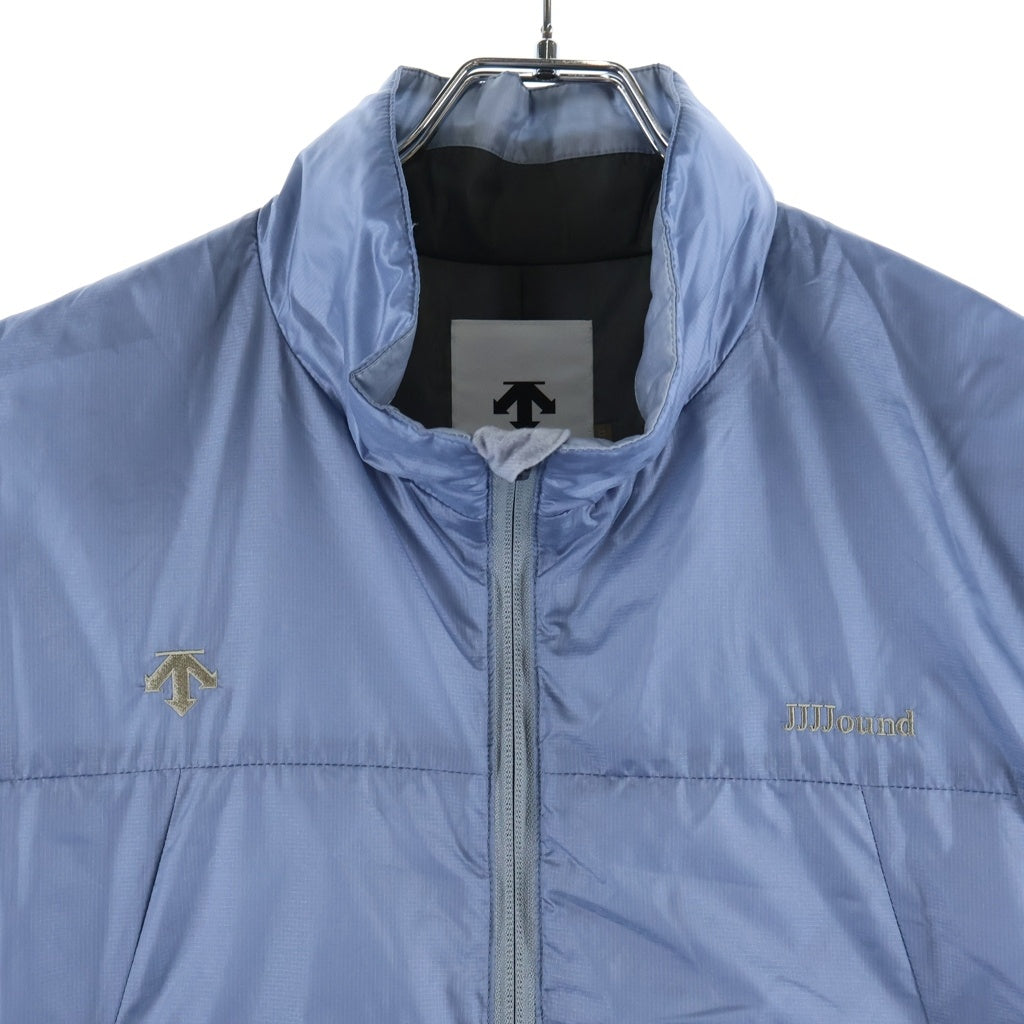 jjjjound(ジョウンド) ×DESCENTE ALLTERRAIN VEST デサント オルテライン ジップアップ ナイロンベスト ブルー DXG3031JJ