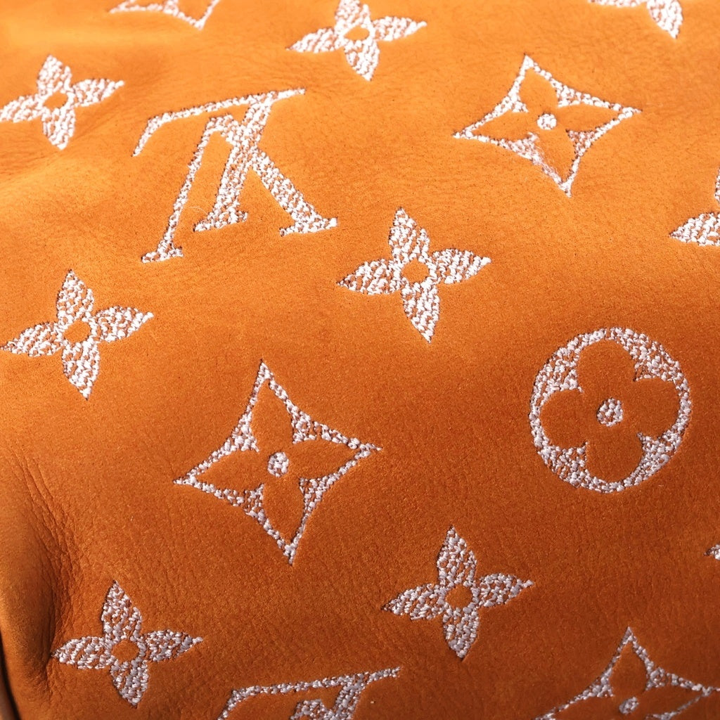 LOUIS VUITTON(ルイヴィトン) スピーディ P9 バンドリエール 40 ヌバックカーフレザー モノグラム ボストンバッグ ショルダーバッグ 2WAY シルバー金具 RFID M11569