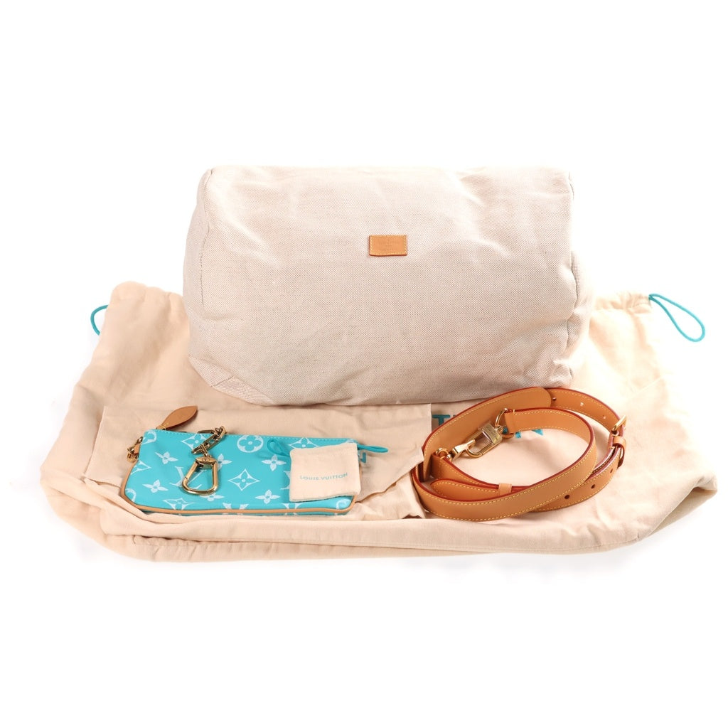 LOUIS VUITTON(ルイヴィトン) Speedy Bandouliere スピーディ P9 バンドリエール 40 モノグラム レザーボストンバッグ ショルダーバッグ 2WAY ターコイズ ゴールド金具 M11564