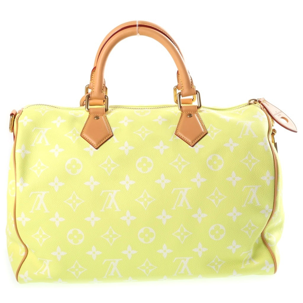 LOUIS VUITTON(ルイヴィトン) Speedy Bandouliere スピーディ P9 バンドリエール 40 モノグラム レザーボストンバッグ ショルダーバッグ 2WAY イエロー ゴールド金具 M24419