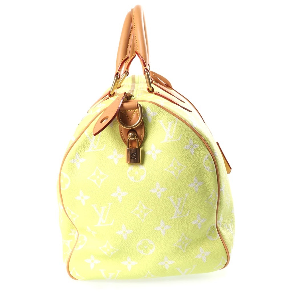 LOUIS VUITTON(ルイヴィトン) Speedy Bandouliere スピーディ P9 バンドリエール 40 モノグラム レザーボストンバッグ ショルダーバッグ 2WAY イエロー ゴールド金具 M24419