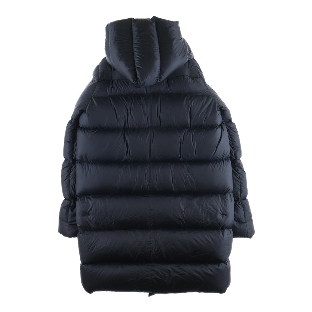 Rick Owens(リックオウエンス) 18AW SISYPHUS期 ジップアップフーデッドナイロンダウンジャケット レディース ブラック RP18F4916-EVD3