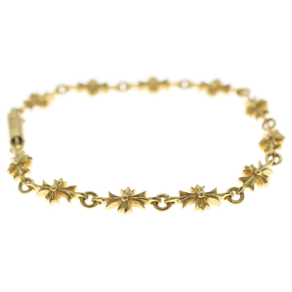 CHROME HEARTS(クロムハーツ) 22K TNY E CH PLS タイニーE CHプラス ブレスレット ゴールド BCA027