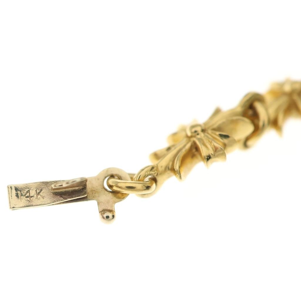 CHROME HEARTS(クロムハーツ) 22K TNY E CH PLS タイニーE CHプラス ブレスレット ゴールド BCA027