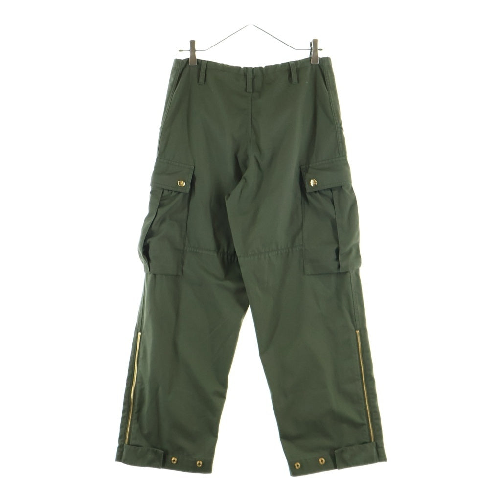 CELINE(セリーヌ) PANTALON CARGO トリオンフボタン パンタロン カーゴパンツ レディース カーキ 2Z297004N