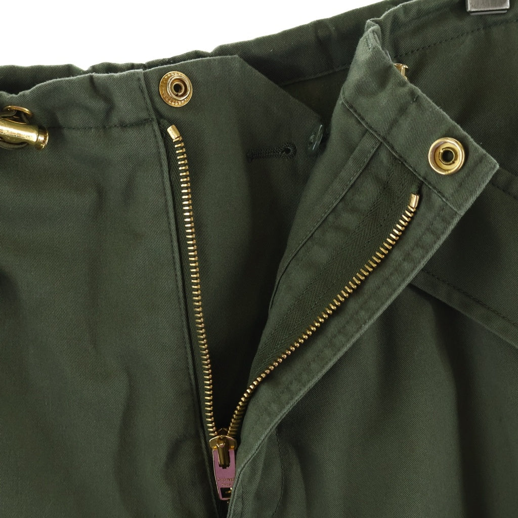 CELINE(セリーヌ) PANTALON CARGO トリオンフボタン パンタロン カーゴパンツ レディース カーキ 2Z297004N