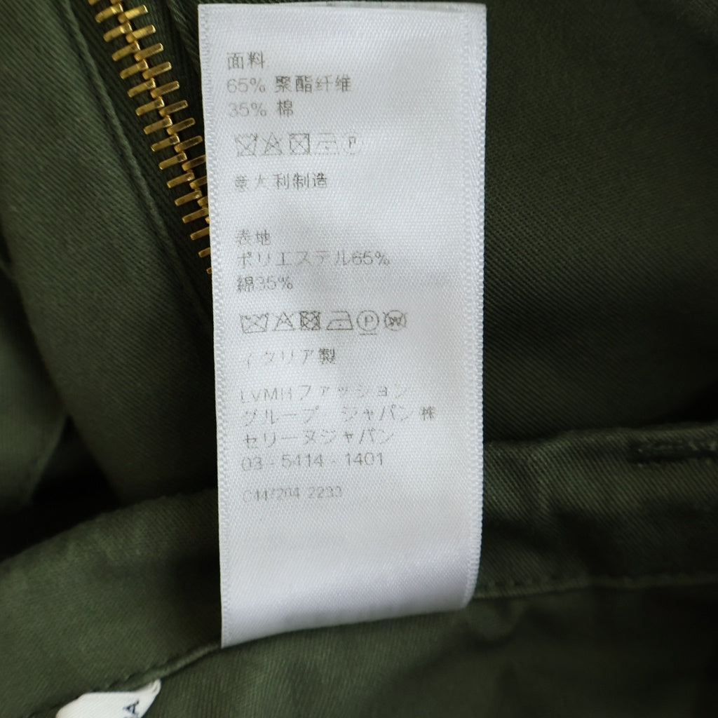 CELINE(セリーヌ) PANTALON CARGO トリオンフボタン パンタロン カーゴパンツ レディース カーキ 2Z297004N