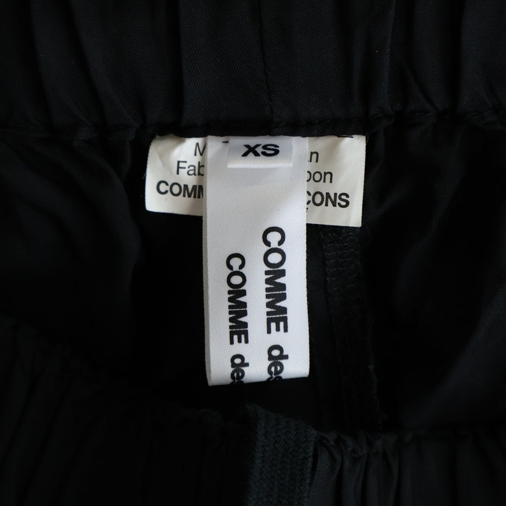 COMME des GARCONS COMME des GARCONS(コムデギャルソンコムデギャルソン) 14AW AD2014 製品洗い加工 フリル ワイドイージー キュロットパンツ ブラック レディース RN-S024