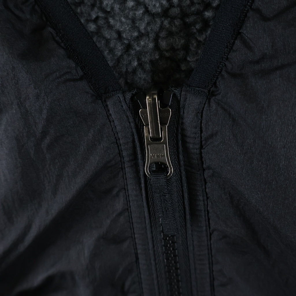 THE NORTH FACE(ザノースフェイス) REVERSIBLE EXTREME PILE CARDIGAN リバーシブル エクストリーム パイル カーディガン ブラック/グレー NP72334