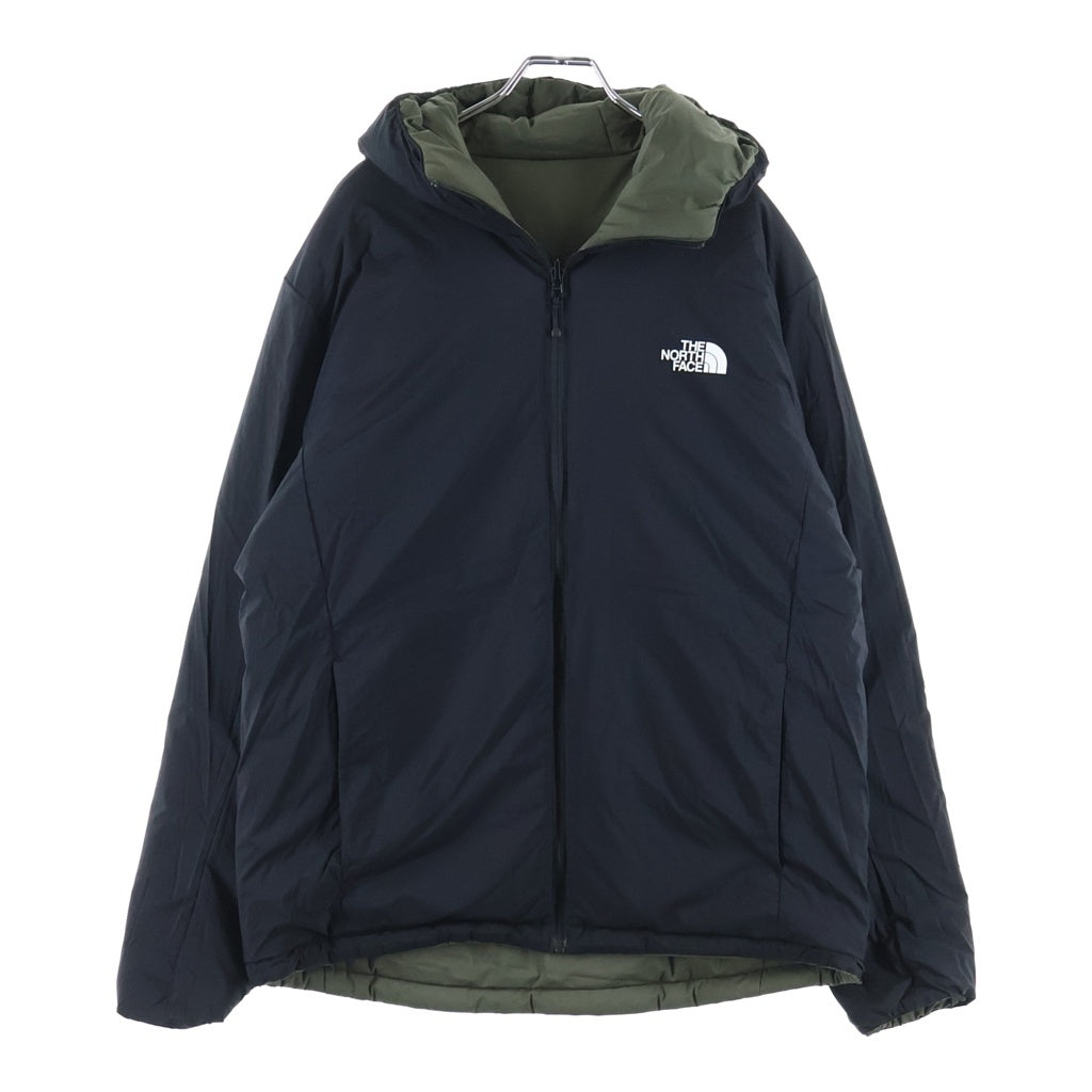 THE NORTH FACE(ザノースフェイス) REVERSIBLE ANYTIME INSULATED HOODIE リバーシブル エニタイムインサレーテッドフーディー ジップアップフーデッド中綿ジャケット カーキ NY82080