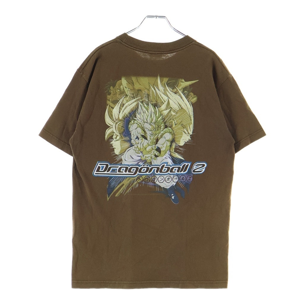 VINTAGE(ヴィンテージ) 00S DRAGON BALL Z GOGETA TEE ヴィンテージ ドラゴンボール ゴジータ 半袖クルーネックカットソー ブラウン