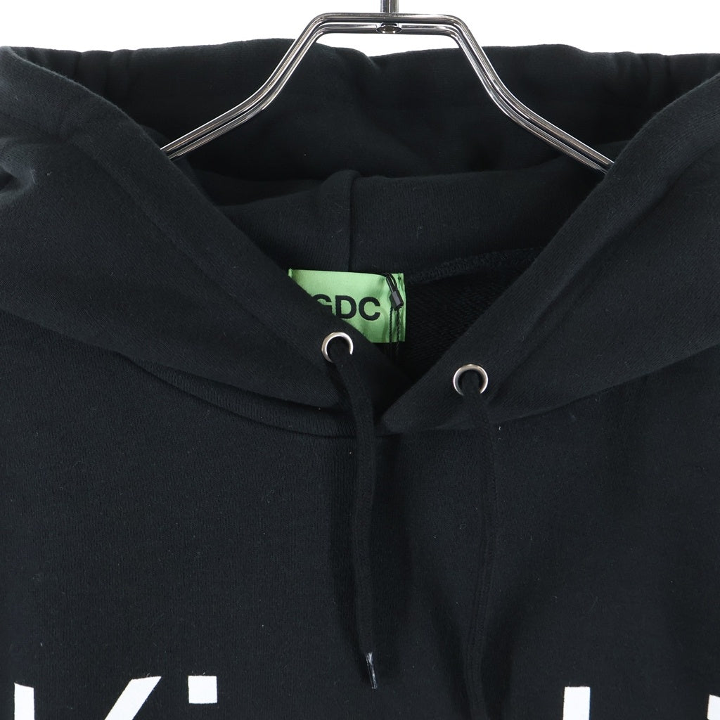 GDC(ジーディーシー) KINSKI HOODIE キンスキ プルオーバースウェットパーカー フーディー ブラック GD0010