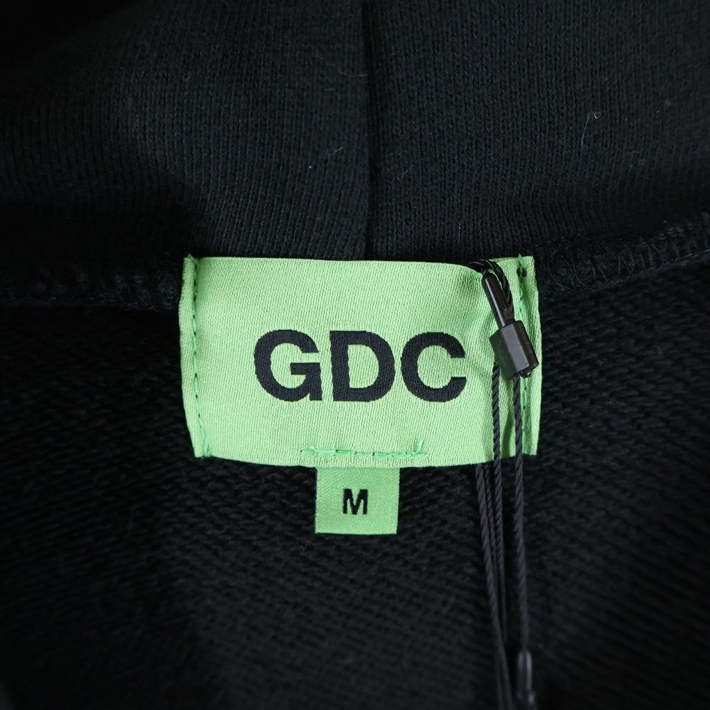 GDC(ジーディーシー) KINSKI HOODIE キンスキ プルオーバースウェットパーカー フーディー ブラック GD0010