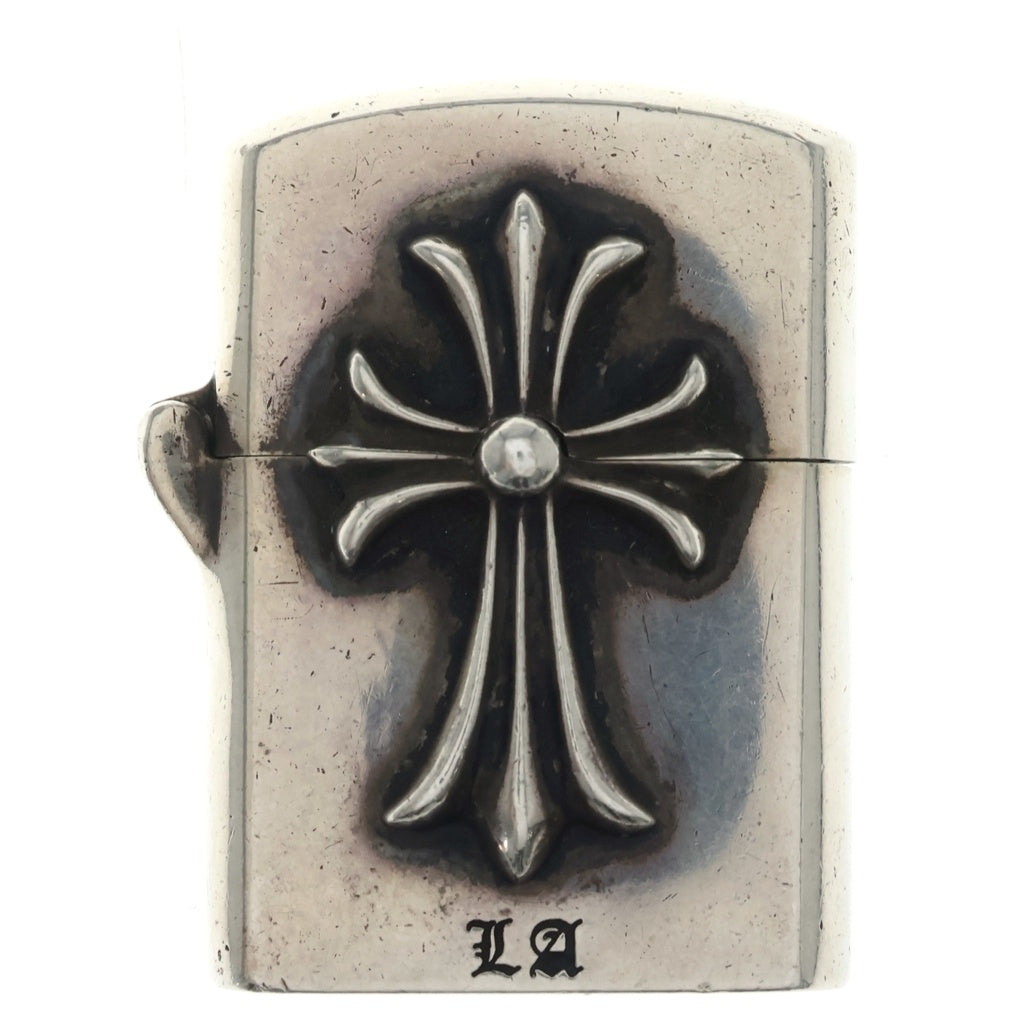 CHROME HEARTS(クロムハーツ) ZIPPO LIGHTERZ-V4 LA限定 スモールCHクロスジッポライター シルバー