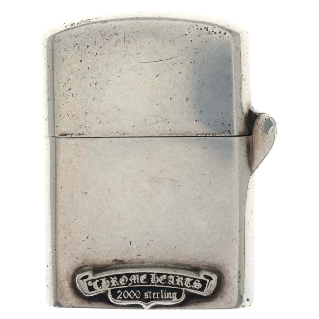 CHROME HEARTS(クロムハーツ) ZIPPO LIGHTERZ-V4 LA限定 スモールCHクロスジッポライター シルバー