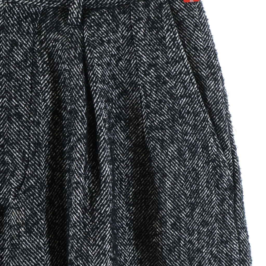 anachronorm(アナクローム) HERRINGBONE TUCK WIDE TOROUSERS ヘリンボーンツイル タックワイドトラウザーズ パンツ ブラック