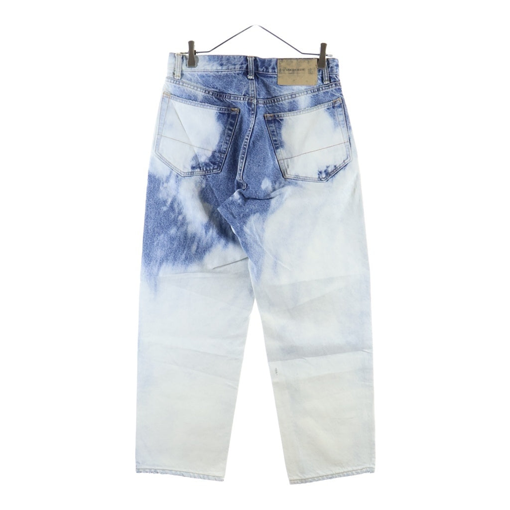 anachronorm(アナクローム) BLEACH DESIGN 80's WIDE DENIM PANTS ブリーチデザイン ワイドデニムパンツ インディゴ AN286