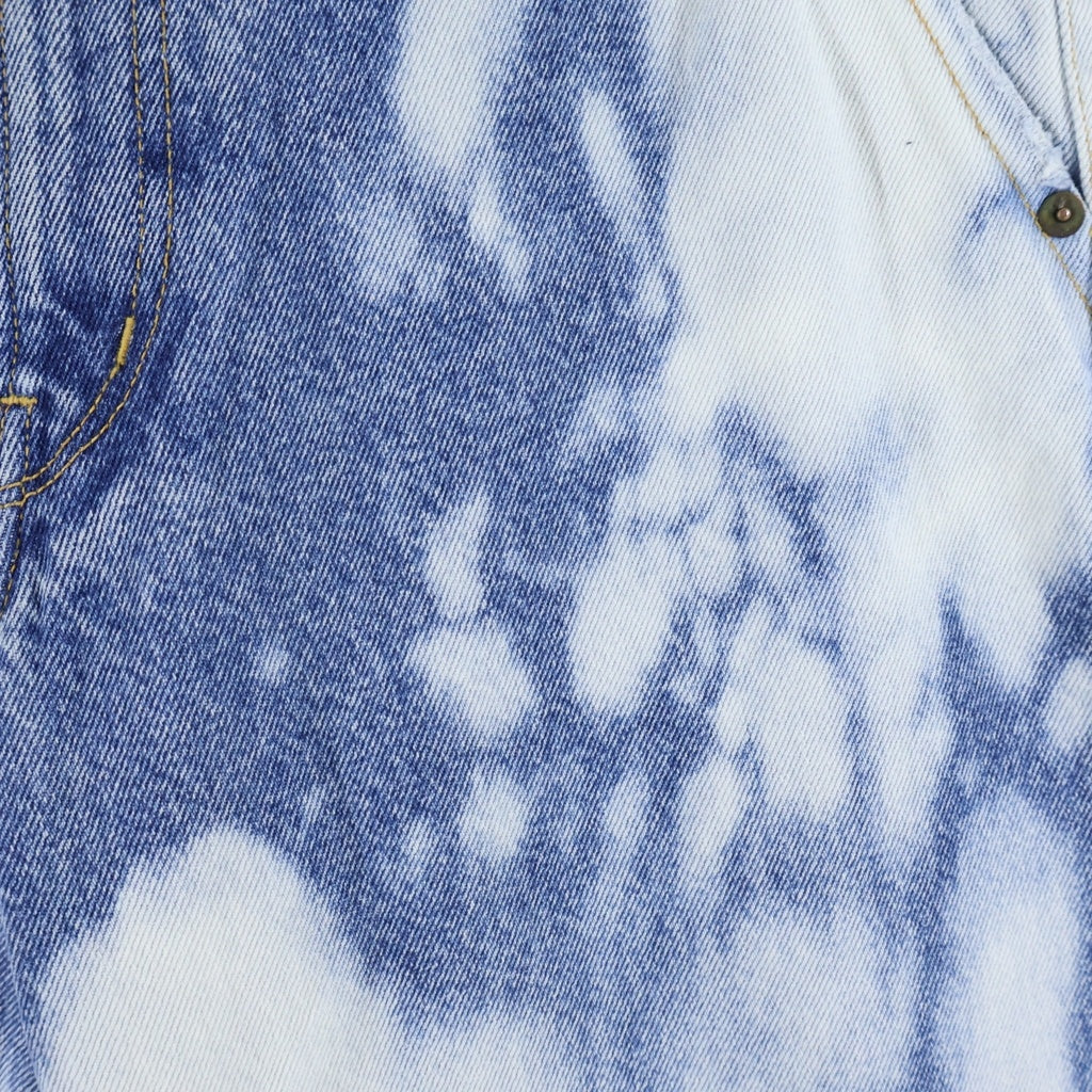 anachronorm(アナクローム) BLEACH DESIGN 80's WIDE DENIM PANTS ブリーチデザイン ワイドデニムパンツ インディゴ AN286