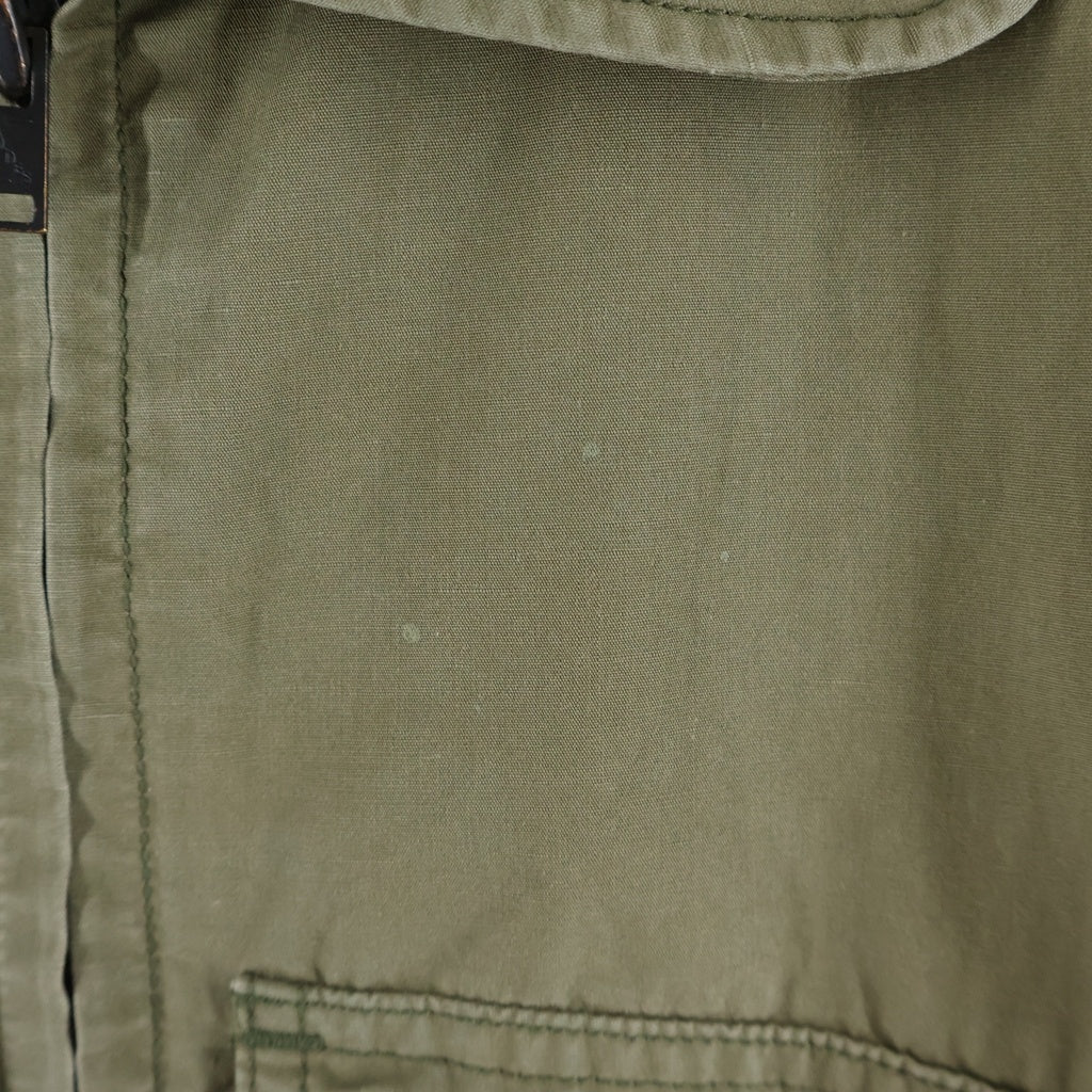anachronorm(アナクローム) CL FLIGHT JACKET コットンリネン ジップアップ フライトジャケット カーキ