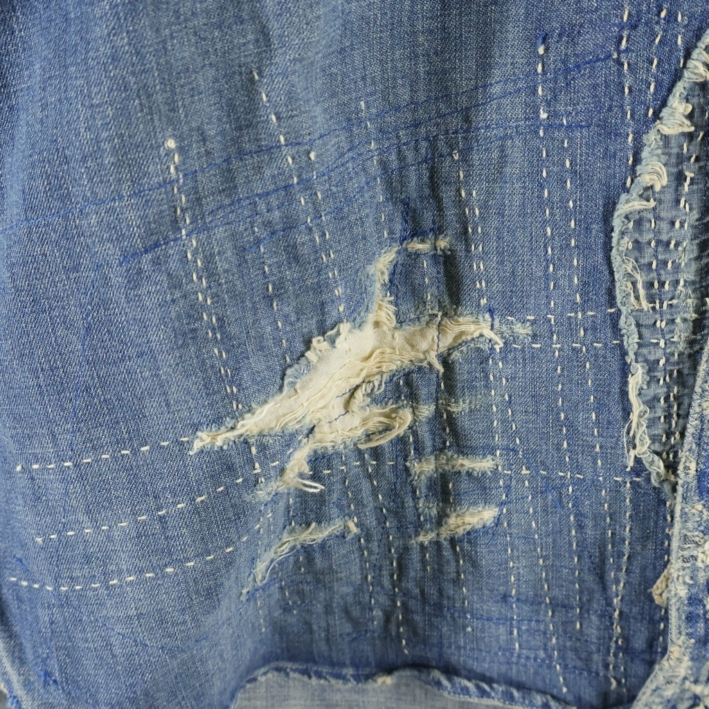 anachronorm(アナクローム) 22AW REMAKED ReSIZE WORK SHIRT リメイクド リサイズ ワークデニム長袖シャツ インディゴ AN193-R