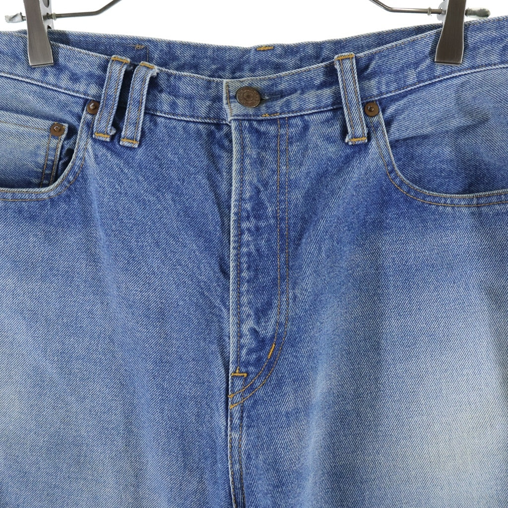 anachronorm(アナクローム) 80's 5POCKET DENIM HEM TUCK SHORTS 5ポケット ヘムタック デニムショーツ ハーフパンツ インディゴ AN293