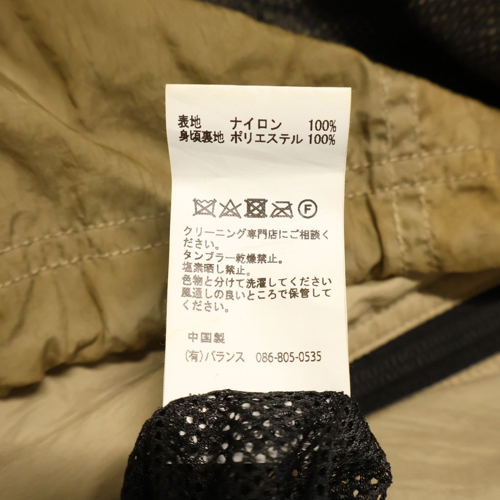 anachronorm(アナクローム) UTILITY NYLON VEST ユーティリティー フーデッドナイロンベスト ジャケット ブラウン AN343